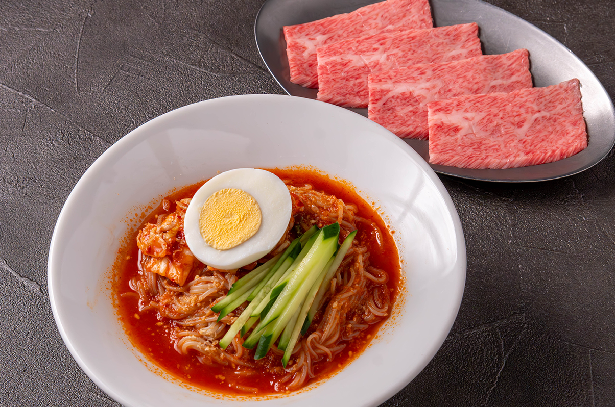 全さんの肉巻きビビン冷麺 肉巻きセット